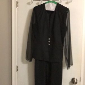 Formal length dress and jacket